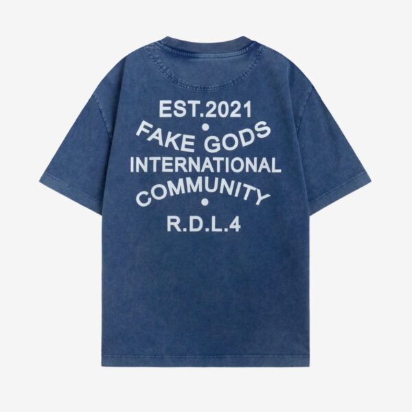 OUR HOME TEE BLUE - FG