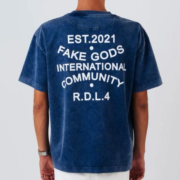 OUR HOME TEE BLUE - FG - Image 4